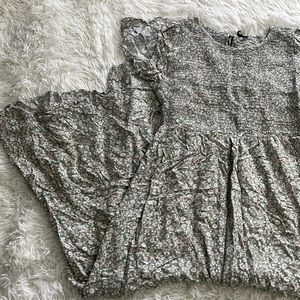 Smocked Floral Flowy Spring Dress Petite - Kranda